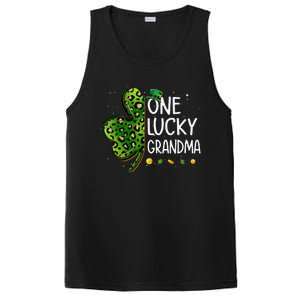 One Lucky Grandma Irish Shamrock St Patricks Day Fun Family PosiCharge Competitor Tank