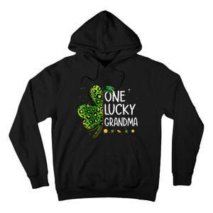 One Lucky Grandma Irish Shamrock St Patricks Day Fun Family Tall Hoodie