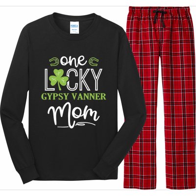 One Lucky Gypsy Vanner Horse Mom Irish Horseback Riding Gift Long Sleeve Pajama Set