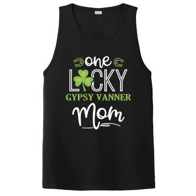 One Lucky Gypsy Vanner Horse Mom Irish Horseback Riding Gift PosiCharge Competitor Tank