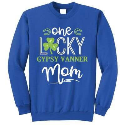 One Lucky Gypsy Vanner Horse Mom Irish Horseback Riding Gift Sweatshirt