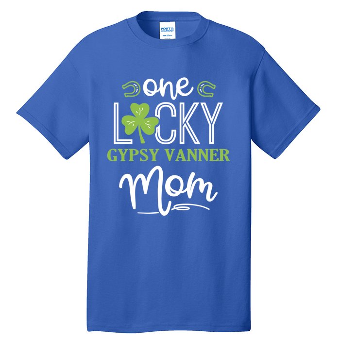 One Lucky Gypsy Vanner Horse Mom Irish Horseback Riding Gift Tall T-Shirt