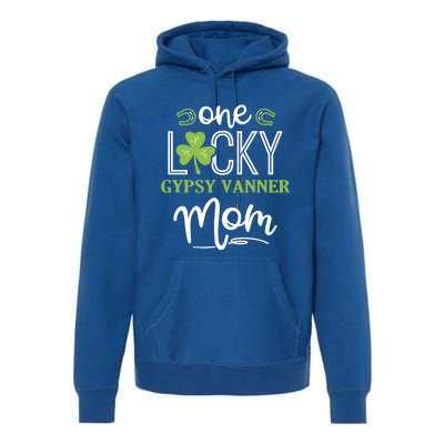 One Lucky Gypsy Vanner Horse Mom Irish Horseback Riding Gift Premium Hoodie