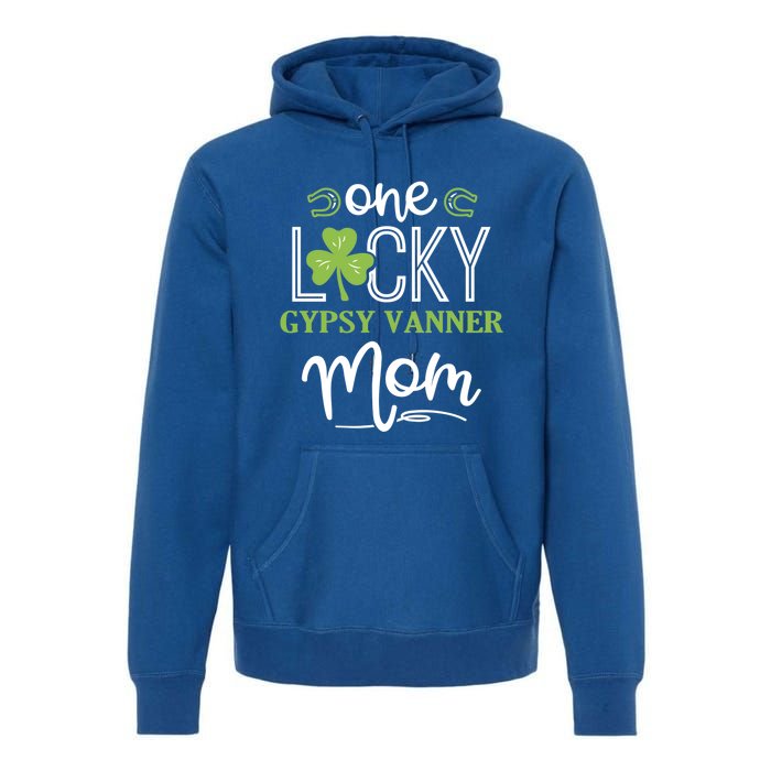 One Lucky Gypsy Vanner Horse Mom Irish Horseback Riding Gift Premium Hoodie