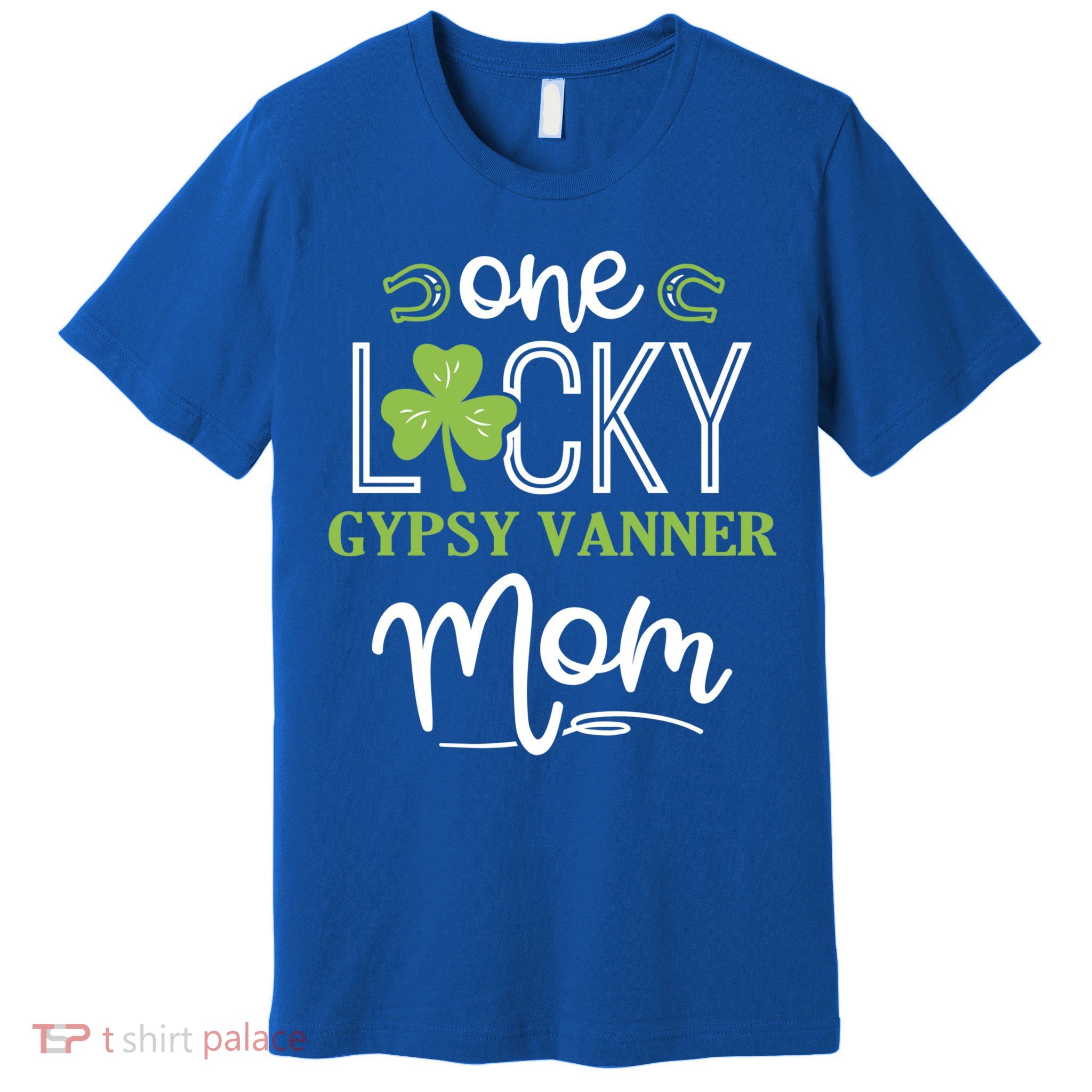 One Lucky Gypsy Vanner Horse Mom Irish Horseback Riding Gift Premium T-Shirt