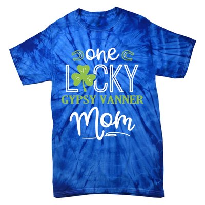 One Lucky Gypsy Vanner Horse Mom Irish Horseback Riding Gift Tie-Dye T-Shirt