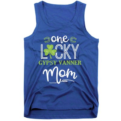 One Lucky Gypsy Vanner Horse Mom Irish Horseback Riding Gift Tank Top