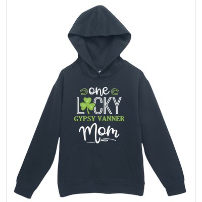 One Lucky Gypsy Vanner Horse Mom Irish Horseback Riding Gift Urban Pullover Hoodie