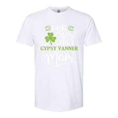 One Lucky Gypsy Vanner Horse Mom Irish Horseback Riding Gift Softstyle CVC T-Shirt