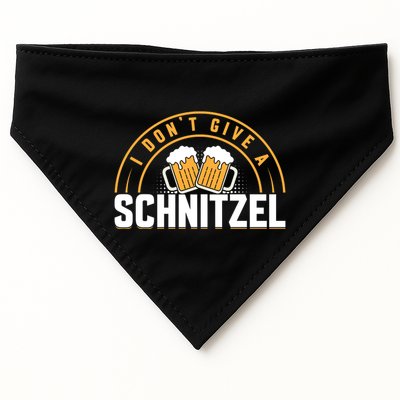 Oktoberfest LetS Get Schnitzel Faced Graphic USA-Made Doggie Bandana