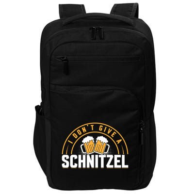 Oktoberfest LetS Get Schnitzel Faced Graphic Impact Tech Backpack