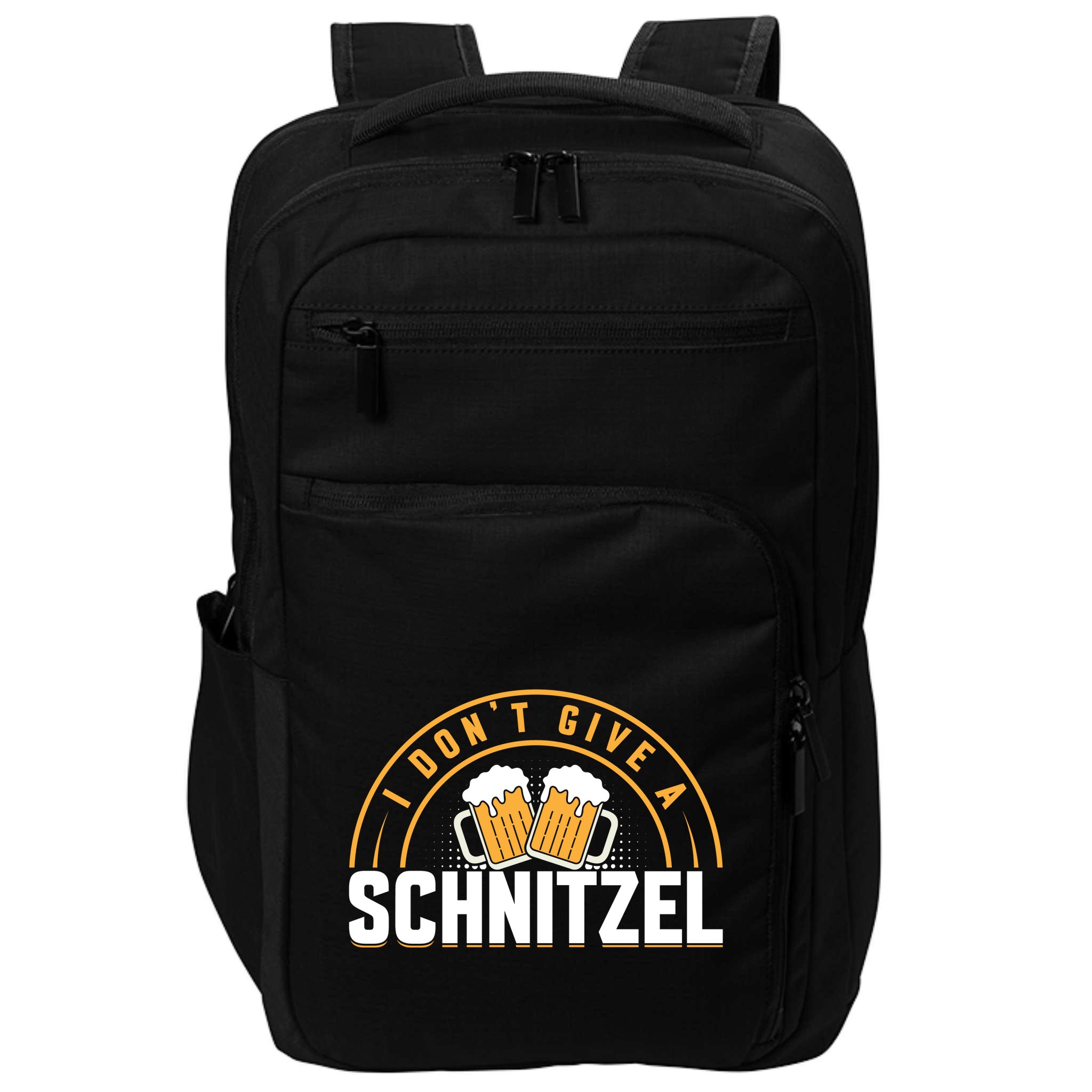 Oktoberfest LetS Get Schnitzel Faced Graphic Impact Tech Backpack