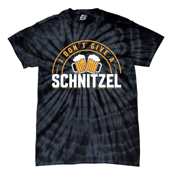 Oktoberfest LetS Get Schnitzel Faced Graphic Tie-Dye T-Shirt