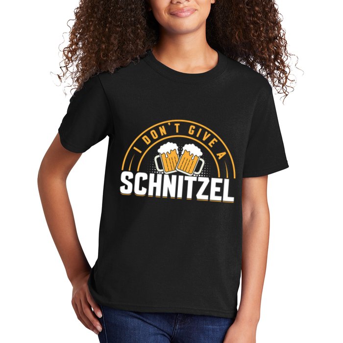 Oktoberfest LetS Get Schnitzel Faced Graphic Kids T-Shirt