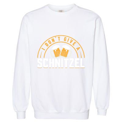 Oktoberfest LetS Get Schnitzel Faced Graphic Garment-Dyed Sweatshirt