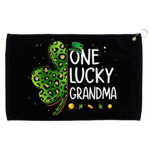 One Lucky Grandma Irish Shamrock St Patricks Day Grommeted Golf Towel