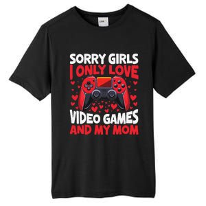 Only Love Game And My Mom Valentines Day Video Games Tall Fusion ChromaSoft Performance T-Shirt