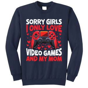 Only Love Game And My Mom Valentines Day Video Games Sweatshirt