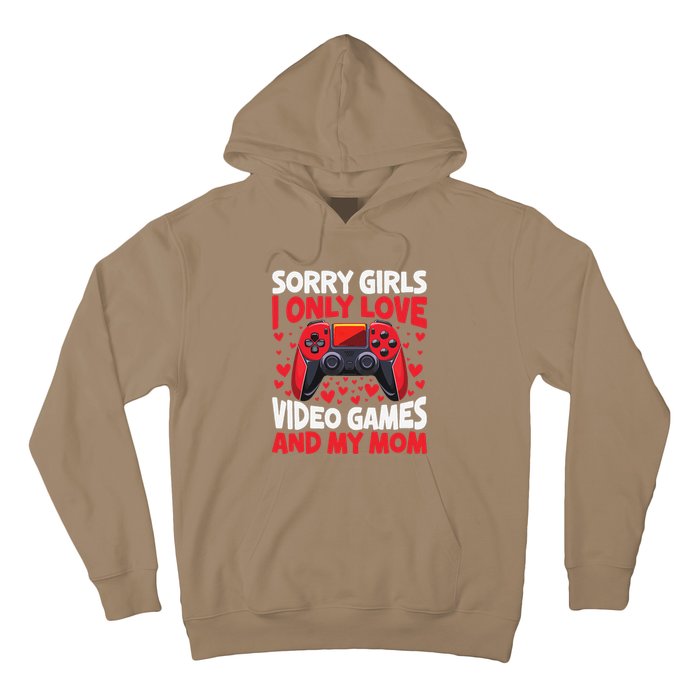 Only Love Game And My Mom Valentines Day Video Games Hoodie