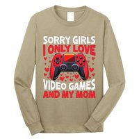 Only Love Game And My Mom Valentines Day Video Games Long Sleeve Shirt