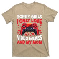 Only Love Game And My Mom Valentines Day Video Games T-Shirt