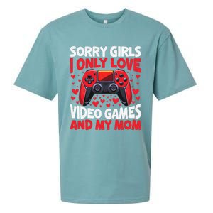 Only Love Game And My Mom Valentines Day Video Games Sueded Cloud Jersey T-Shirt