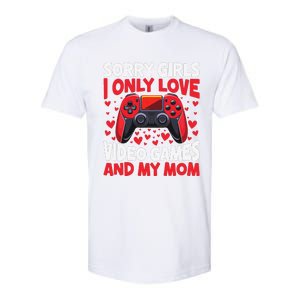 Only Love Game And My Mom Valentines Day Video Games Softstyle CVC T-Shirt