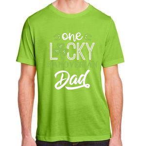 One Lucky Hanoverian Horse Dad Irish Horseback Riding Gift Adult ChromaSoft Performance T-Shirt