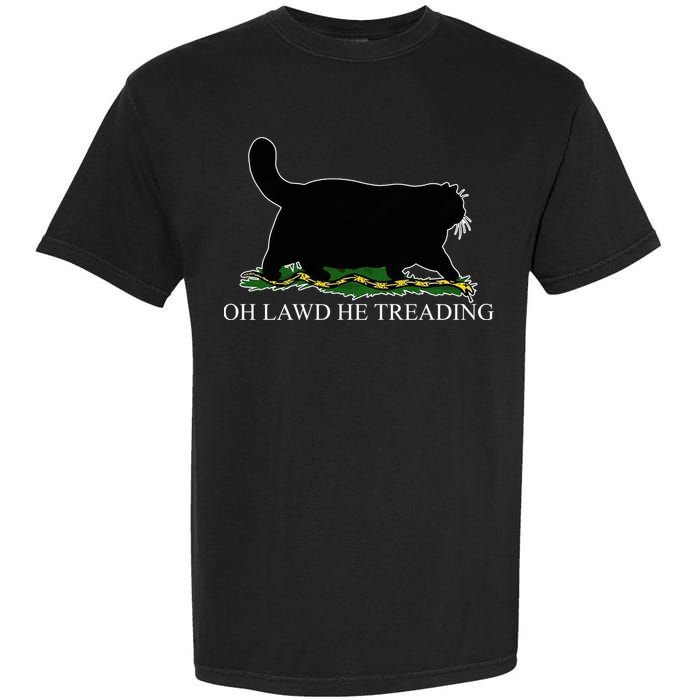 Oh Lawd He Treading Garment-Dyed Heavyweight T-Shirt