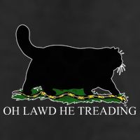 Oh Lawd He Treading Garment-Dyed Heavyweight T-Shirt