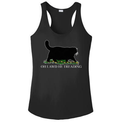 Oh Lawd He Treading Ladies PosiCharge Competitor Racerback Tank