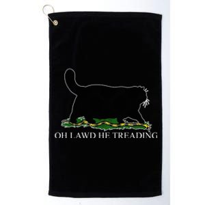 Oh Lawd He Treading Platinum Collection Golf Towel