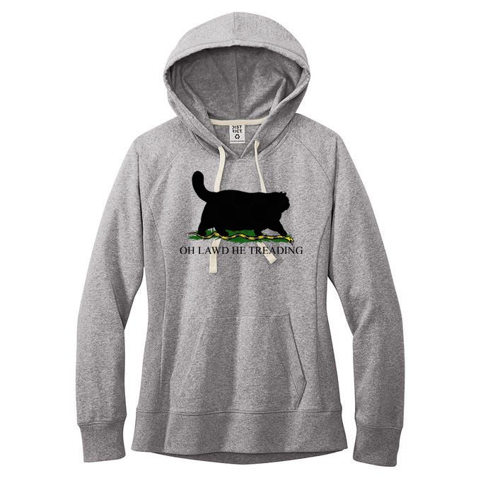 Oh Lawd He Treading Women's Fleece Hoodie