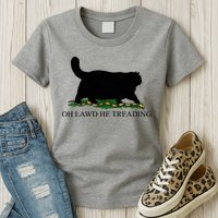 Oh Lawd He Treading Womens T-Shirt