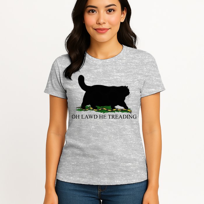 Oh Lawd He Treading Womens T-Shirt