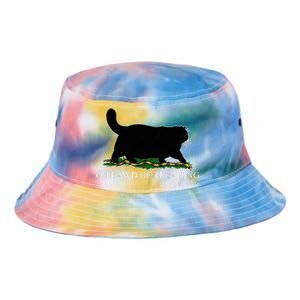 Oh Lawd He Treading Funny Cat Snake Tie Dye Newport Bucket Hat