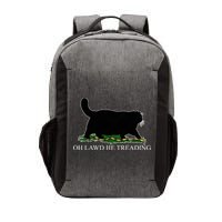 Oh Lawd He Treading Funny Cat Snake Vector Backpack
