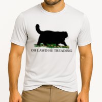 Oh Lawd He Treading Funny Cat Snake Performance Shirt