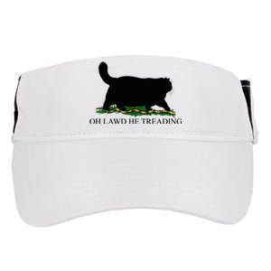 Oh Lawd He Treading Funny Cat Snake Adult Drive Performance Visor