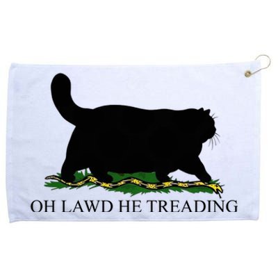 Oh Lawd He Treading Funny Cat Snake Grommeted Golf Towel