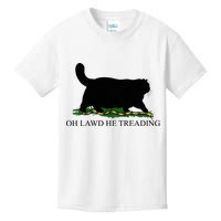 Oh Lawd He Treading Funny Cat Snake Kids T-Shirt