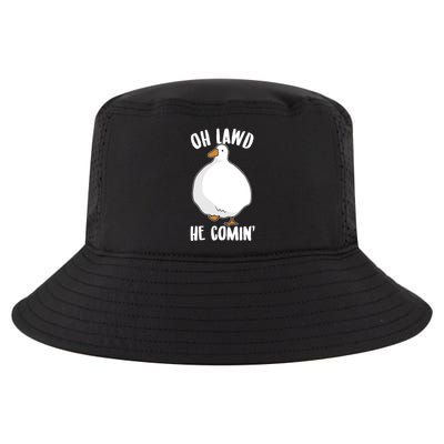 Oh Lawd He Comin Thicc Goose Meme Cool Comfort Performance Bucket Hat