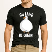 Oh Lawd He Comin Thicc Goose Meme Cooling Performance Crew T-Shirt