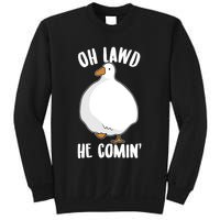 Oh Lawd He Comin Thicc Goose Meme Sweatshirt