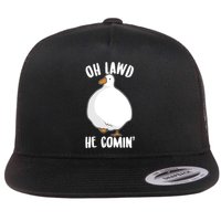 Oh Lawd He Comin Thicc Goose Meme Flatbill Hat