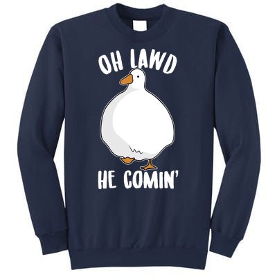 Oh Lawd He Comin Thicc Goose Meme Sweatshirt