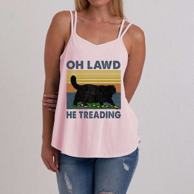 Oh Lawd He Treading Women's Strappy Tank