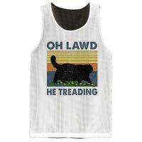 Oh Lawd He Treading Mesh Reversible Basketball Jersey Tank