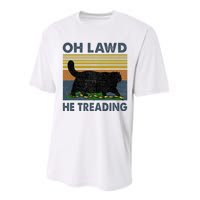 Oh Lawd He Treading Performance Sprint T-Shirt