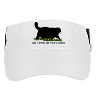 Oh Lawd He Treading Black Cat Adult Drive Performance Visor
